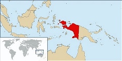 locatie van Papua
