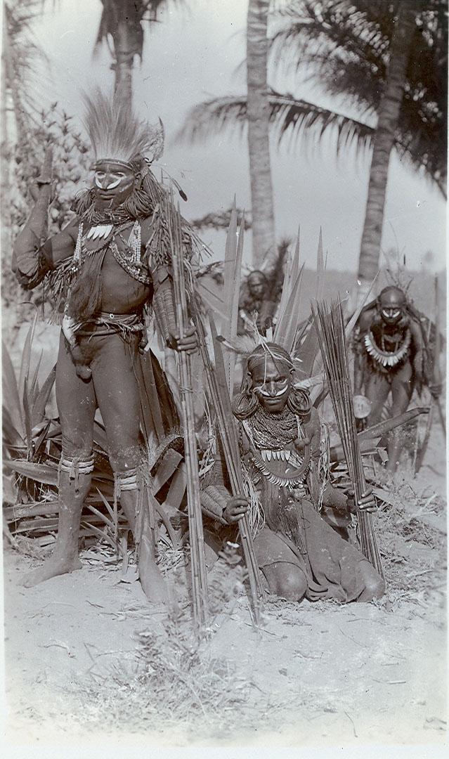 BD/168/2 -
Papua people in ritual cloths