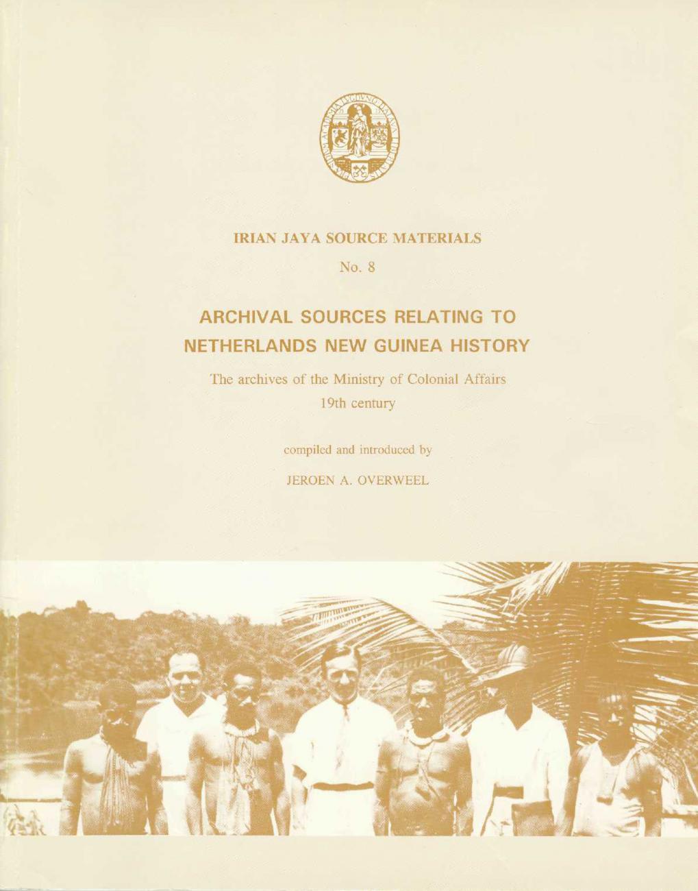 BK/151/56 -
Archival sources relating to Netherlands New Guinea history (the archives of the Ministry of Colonial Affairs 19th century)
