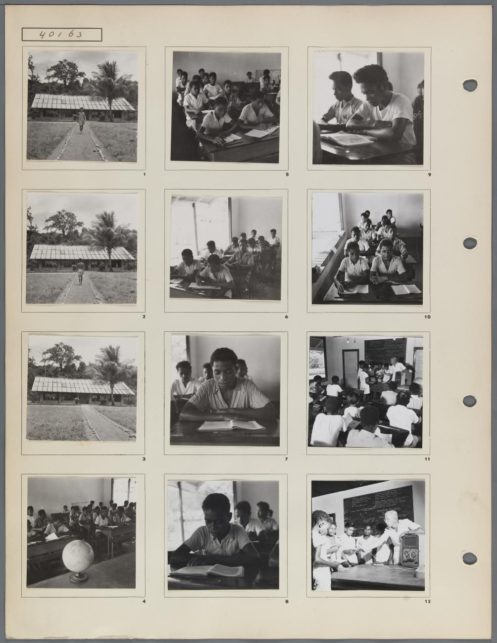 BD/163/142 -
de ambachtsschool, het klaslokaal