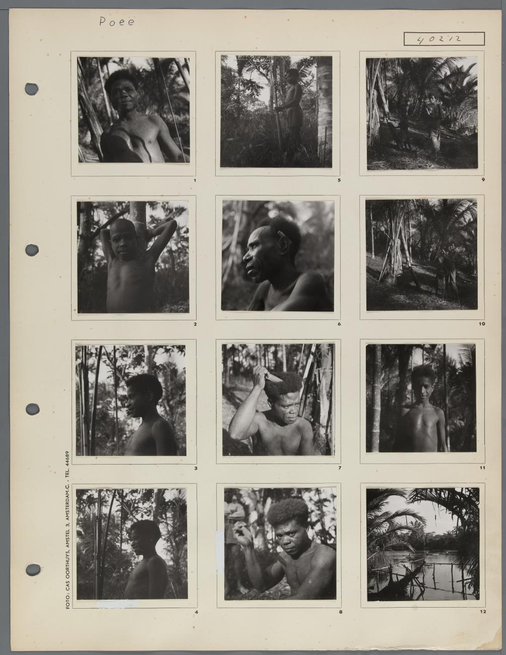 BD/163/191 -
Sentani meer, inwoners van Poee