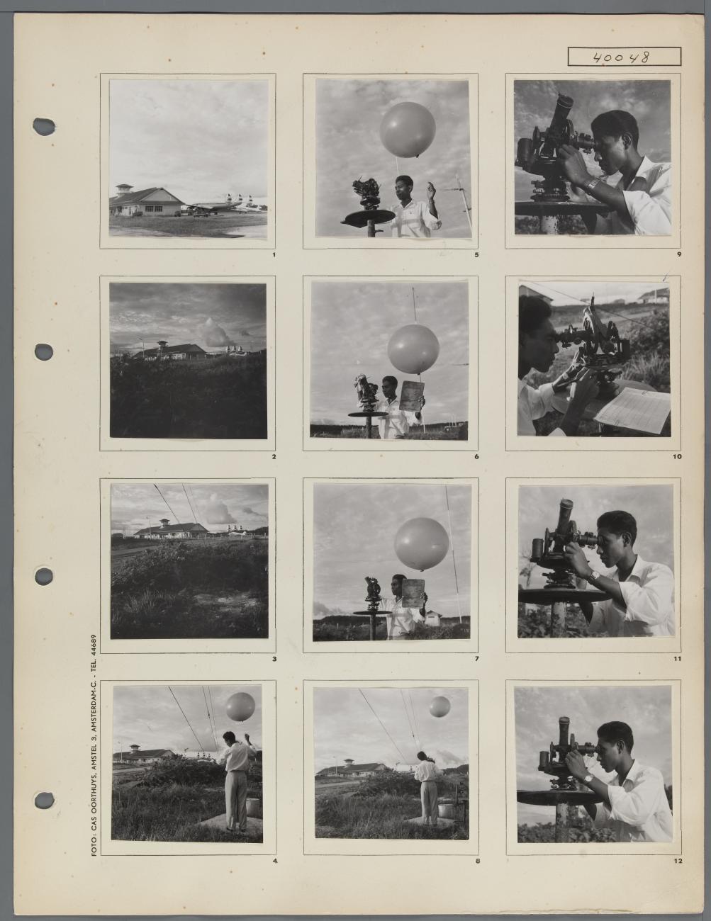 BD/163/49 - 
meteorolosche dienst bij vliegveld [Biak?]
