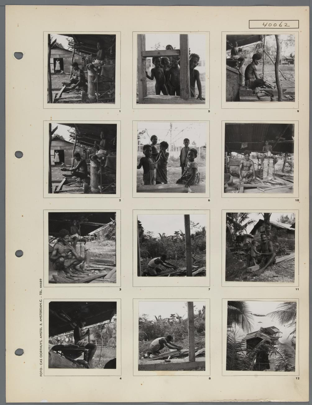 BD/163/63 - 
[Biak] inwoners, smederij
