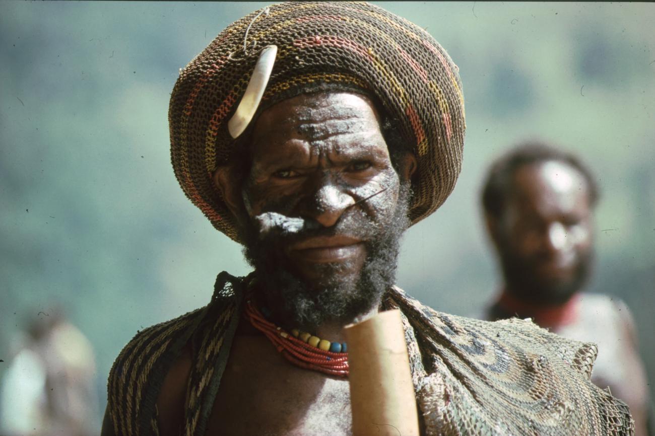 BD/166/213 -
Man with traditional facial decoration