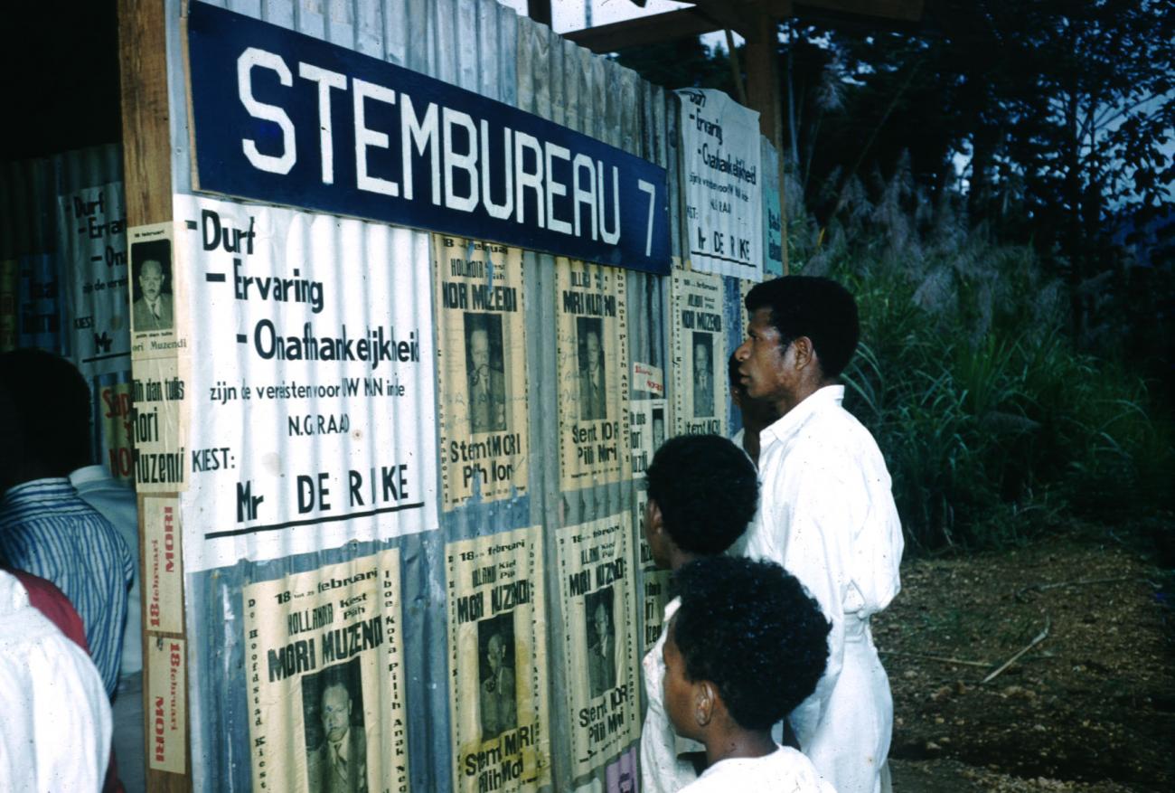 BD/209/7139 -
Verkiezingen Nieuw Guinea Raad