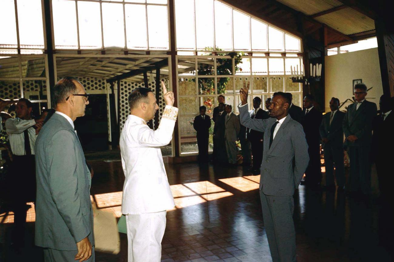 BD/209/8026 -
Verkiezingen Nieuw Guinea Raad
