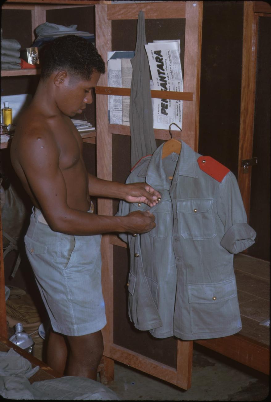 BD/209/9124 -
Opleidingskamp Papoea Vrijwilligers Korps te Manokwari