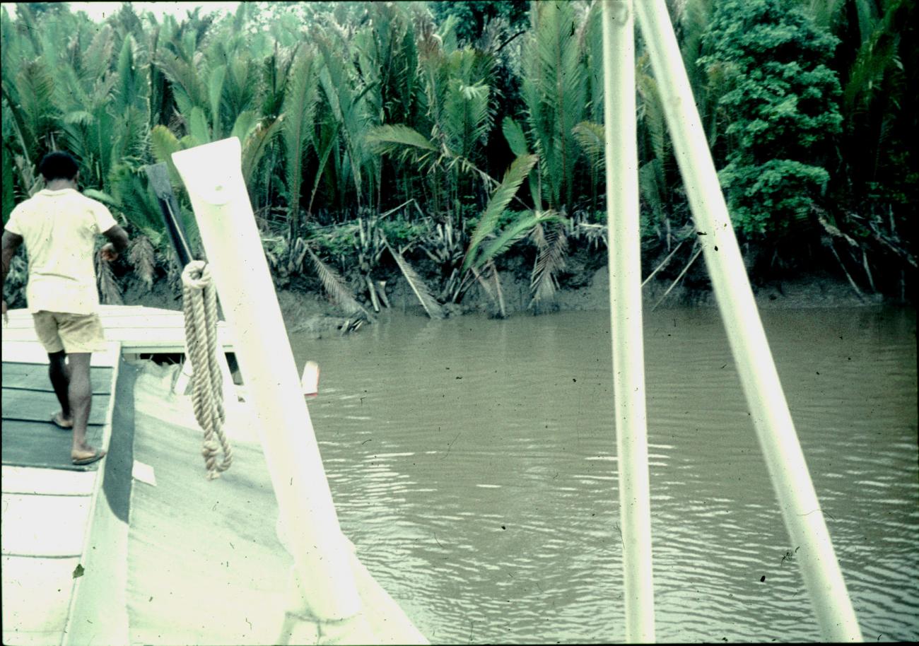 BD/144/370 - 
Foto vanaf schip op rivier

