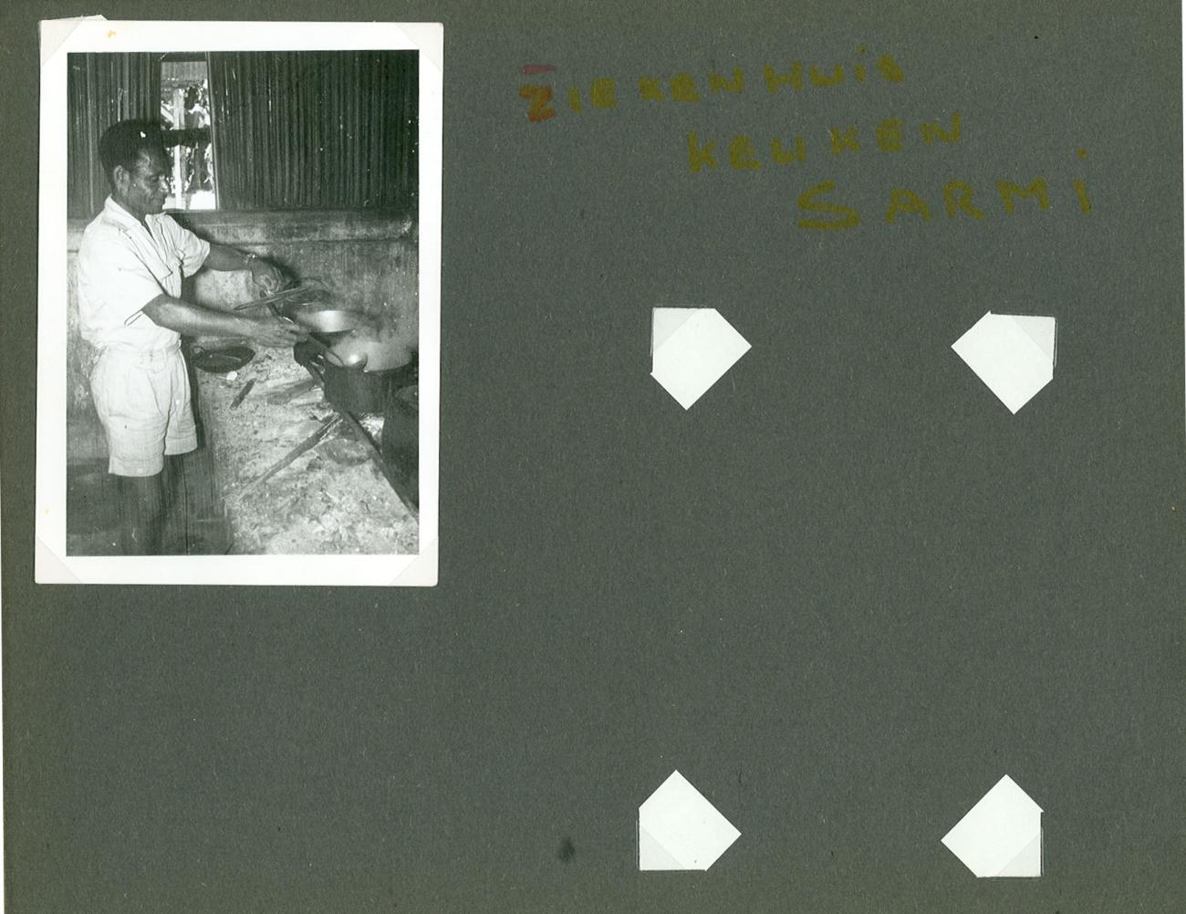 BD/83/103 -
De keuken van het ziekenhuis in Sarmi
