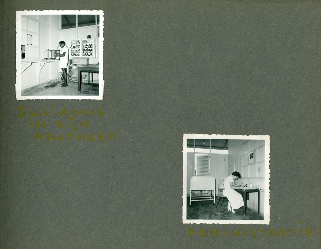 BD/83/104 - 
Apotheek en administratie van ziekenhuis in Sarmi
