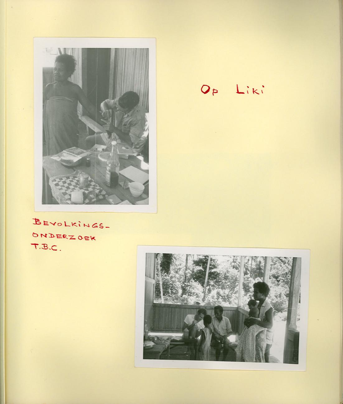 BD/83/31 -
Research for TB among the inhabitants of Liki