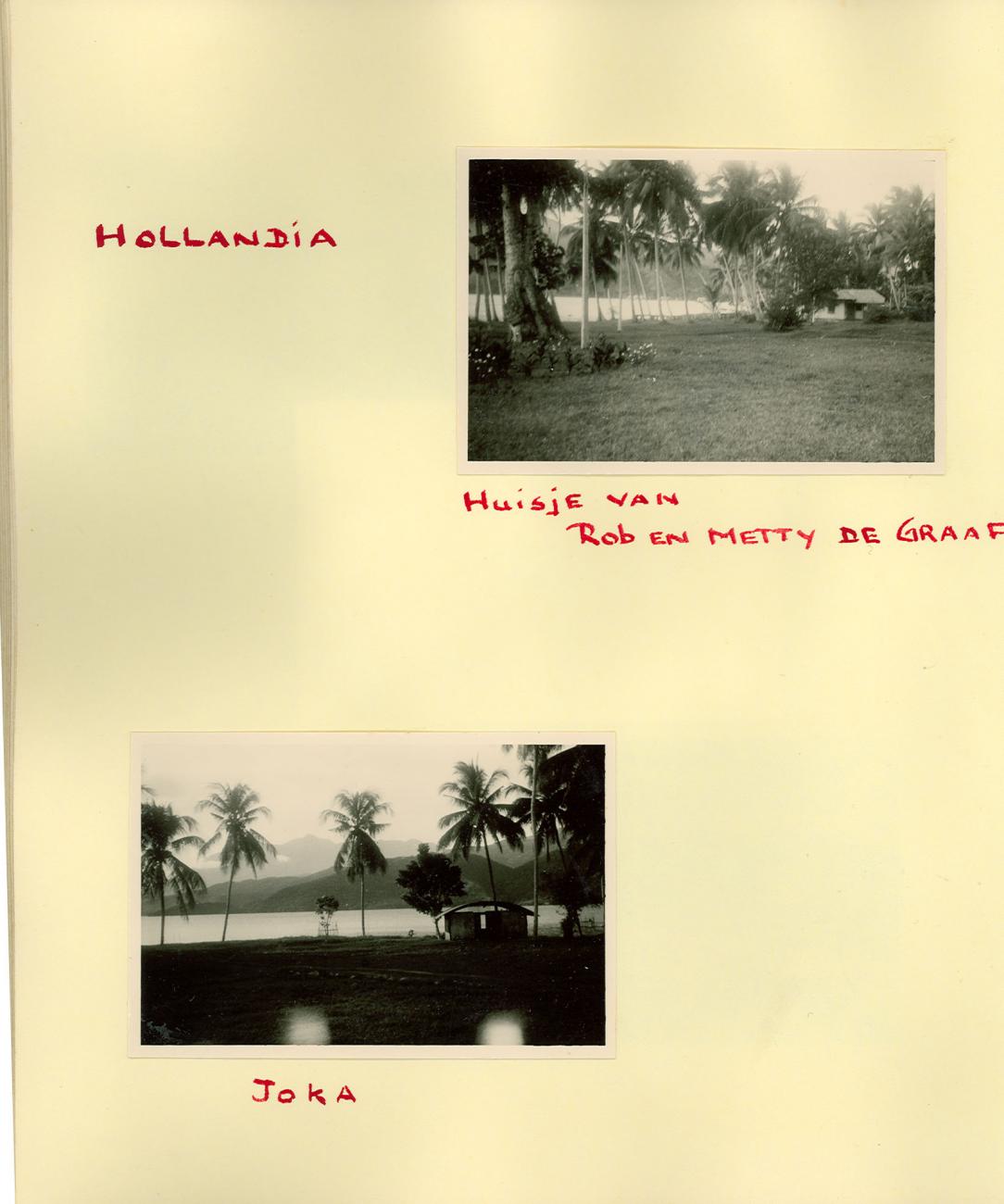 BD/83/46 - 
House of Dutch employees at Hollandia and Joka by Sentani lake
