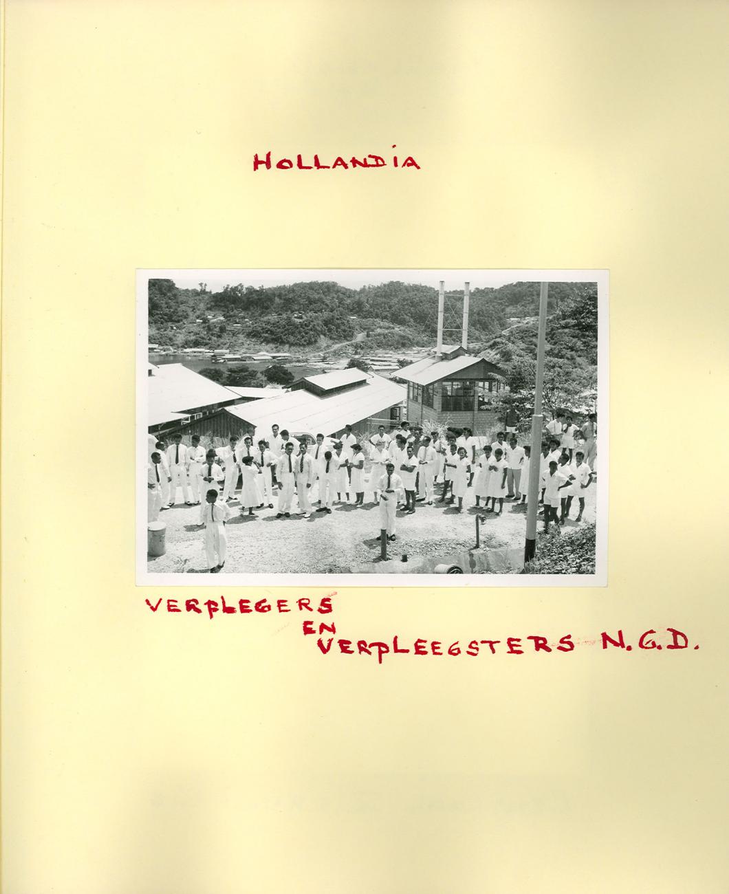 BD/83/49 - 
Group portrait of nurses of the NGD at Hollandia
