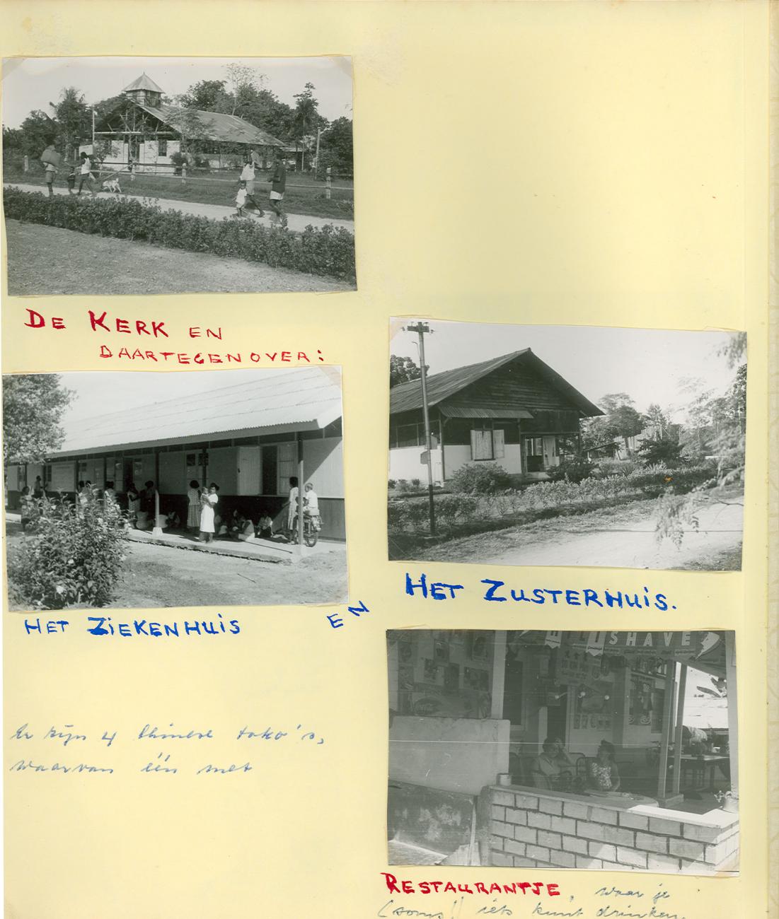 BD/83/6 - 
Church, hospital, nurses home and small restaurant at Sarmi
