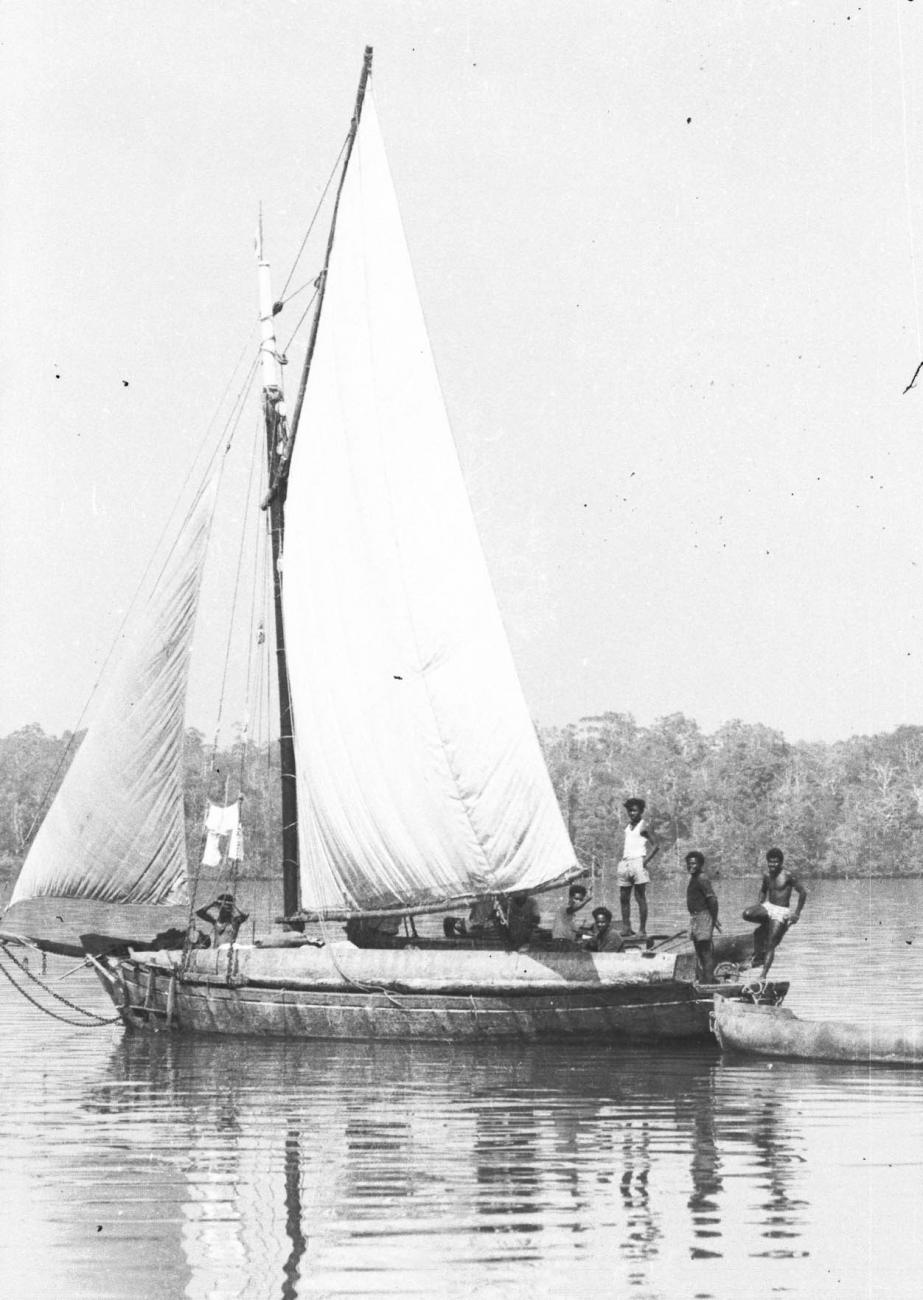 BD/133/384 - 
Een zeilboot op het water
