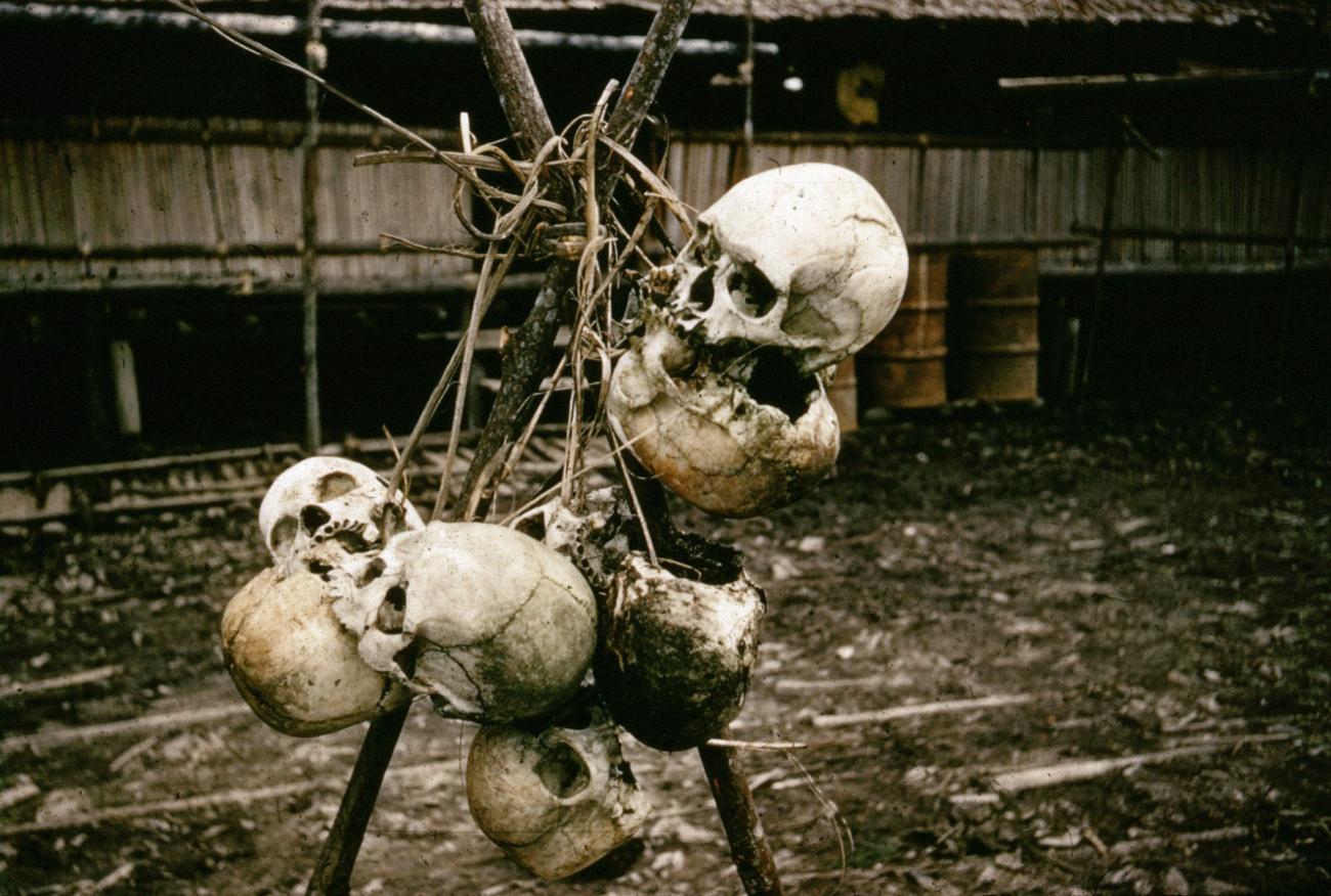 BD/66/22 - 
Skulls on pole
