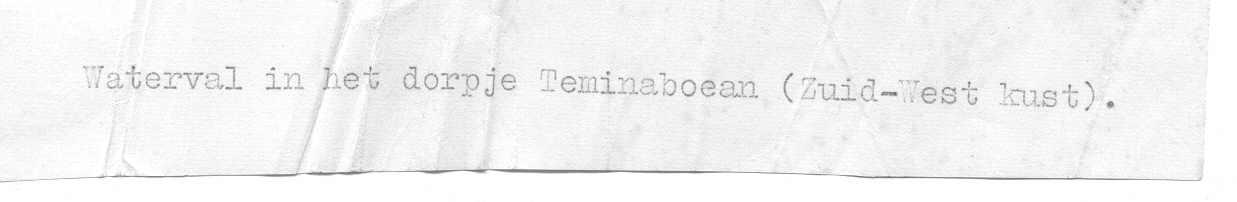 BD/66/334 - 
Waterval in Teminaboean
