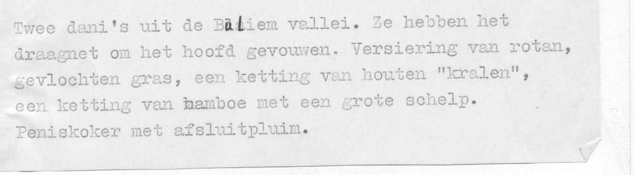 BD/66/359 -
Twee Dani's uit de Baliemvallei