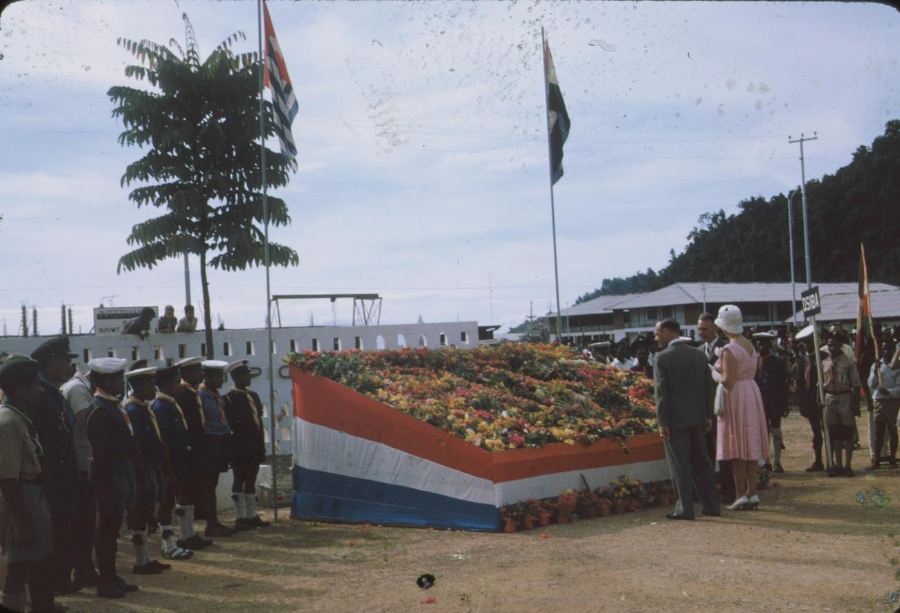 BD/171/162 -
Koninginnendag, planten ter ere van koningin en prins.