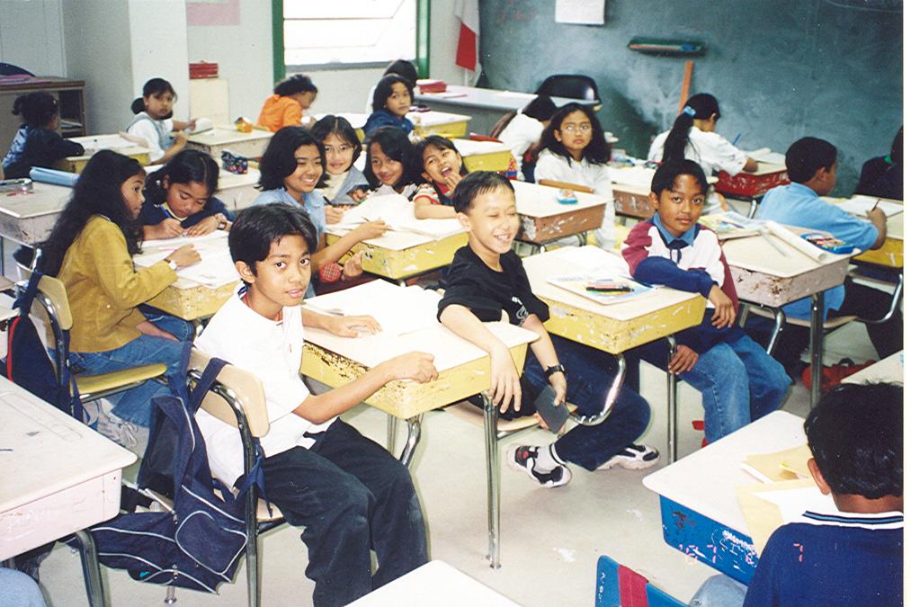 BD/269/1272 -
Schoolklas in leslokaal