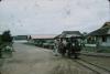 BD/288/108 Locomotief met op de achtergrond huis van familie Sesink-Clee