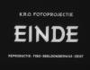 BD/285/121 Tekst: K.R.O. Fotoprojectie EINDE