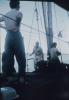 BD/171/1419 Op schip, o.m. westerse vrouw.