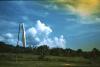 BD/171/1533 Landingsplaats vliegtuigen, hoog in lucht vliegtuig.