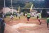 BD/269/1098 Volleybalduel personeel Karya Mulia tegen personeel bisdom